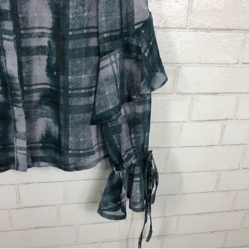 ASOS Button Down Blouse. Ruffle - Picture 3 of 8